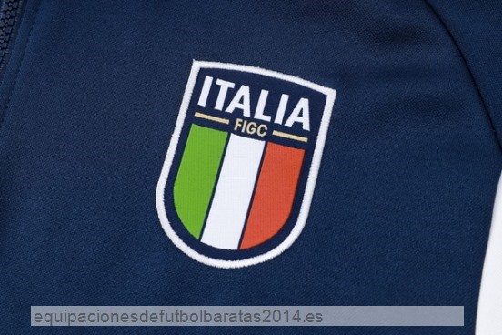 Nuevo Conjunto Completo Chaqueta Con Capucha Italia 2023 Azul Marino Blanco Baratas